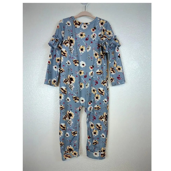 Bailey's Bloom Floral Romper With Ruffles Size 3T - Picture 3 of 10